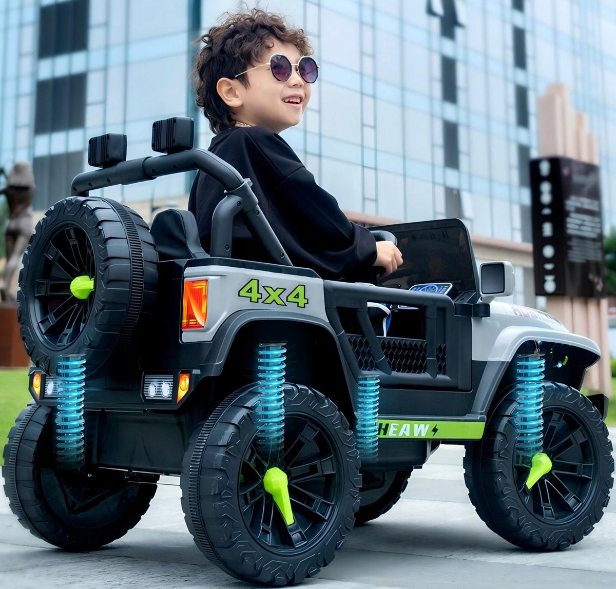 JEEPST4x4AutonaakumulatorSKORAEVALED12V7ahBluetoothAPPLiczbadrzwi2 belsilt