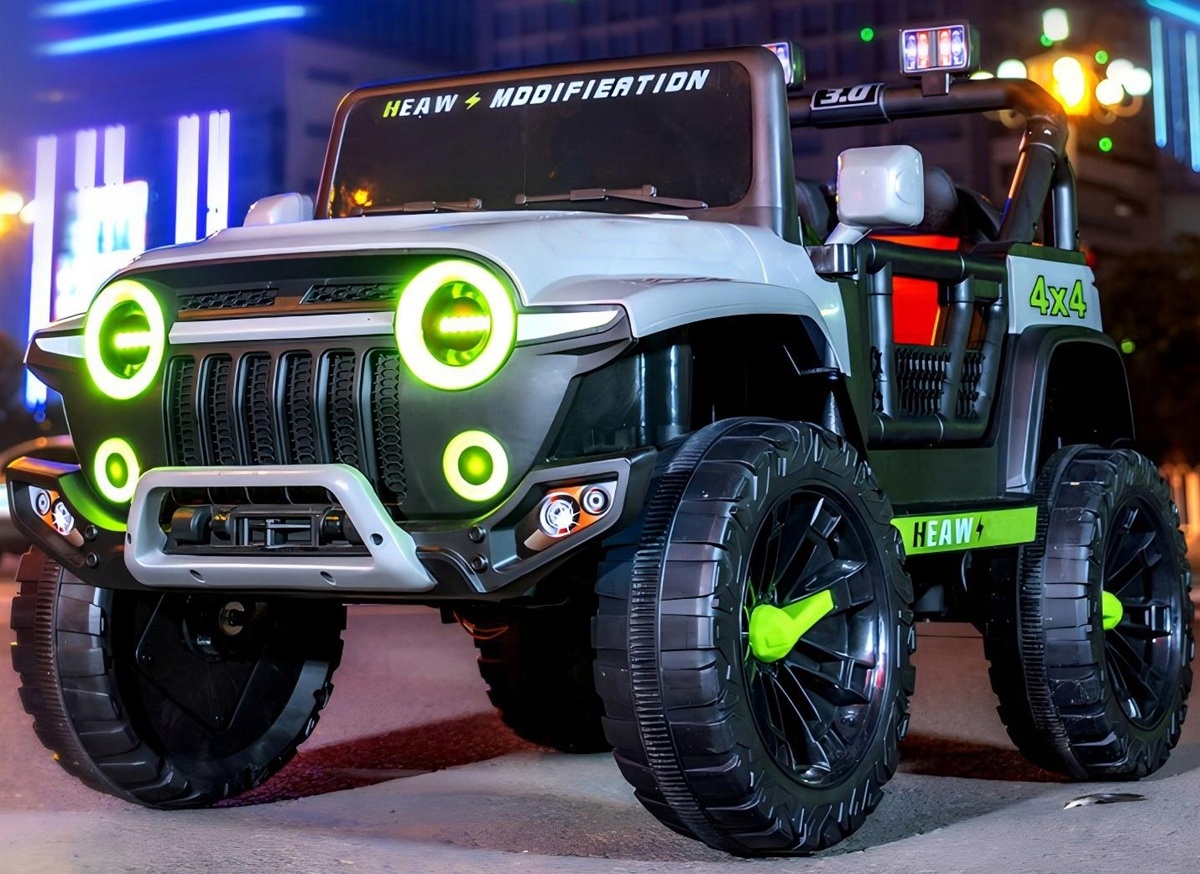 JEEPST4x4AutonaakumulatorSKORAEVALED12V7ahBluetoothAPPMaksymalneobciazenie35kg belsilt