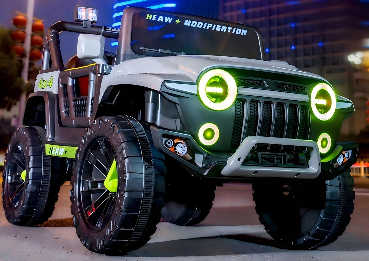 JEEPST4x4AutonaakumulatorSKORAEVALED12V7ahBluetoothAPPWiekdziecka18m belsilt
