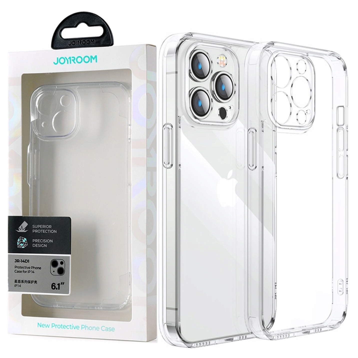 JOYROOMETUIDOIPHONE14PLUSJR14D3PRZEZROCZYSTYPOKROWIECANTYZARYSOWY1 belsilt Joyroom dėklas iPhone telefonui 14 Plus JR 14D3 skaidrus apsauginis dėklas Antyzarysowy