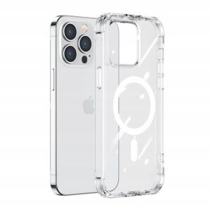 Joyroom dėklas magnetiniai skaidrūs iPhone telefonui 14 Pro max su Ochrona