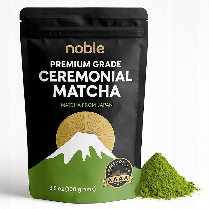 JaponskaHerbataMatchaNobleAAAAsmakrozkosz100g4A belsilt Japoniška matcha arbata Noble 100 g