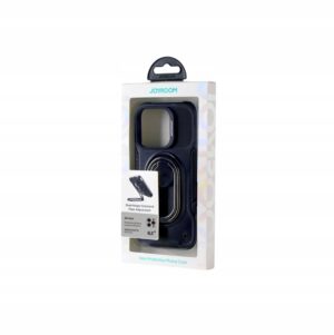 JoyroomDualHingeetuiiPhone14Propokrowiecpodstawkaringholderblack belsilt Joyroom Dual Hinge dėklas iPhone 14 Pro apsauginis dėklas stovelis ring holder black