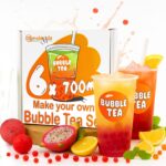 Bubble Tea rinkinys 6 porcijų  kivių mangų vyšnių skoniai