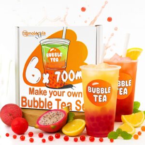 Bubble Tea rinkinys 6 porcijų – kivių, mangų, vyšnių skoniai