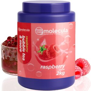 Sprogstantys perlai Bubble Tea aviečių skonio Molecula 2 kg