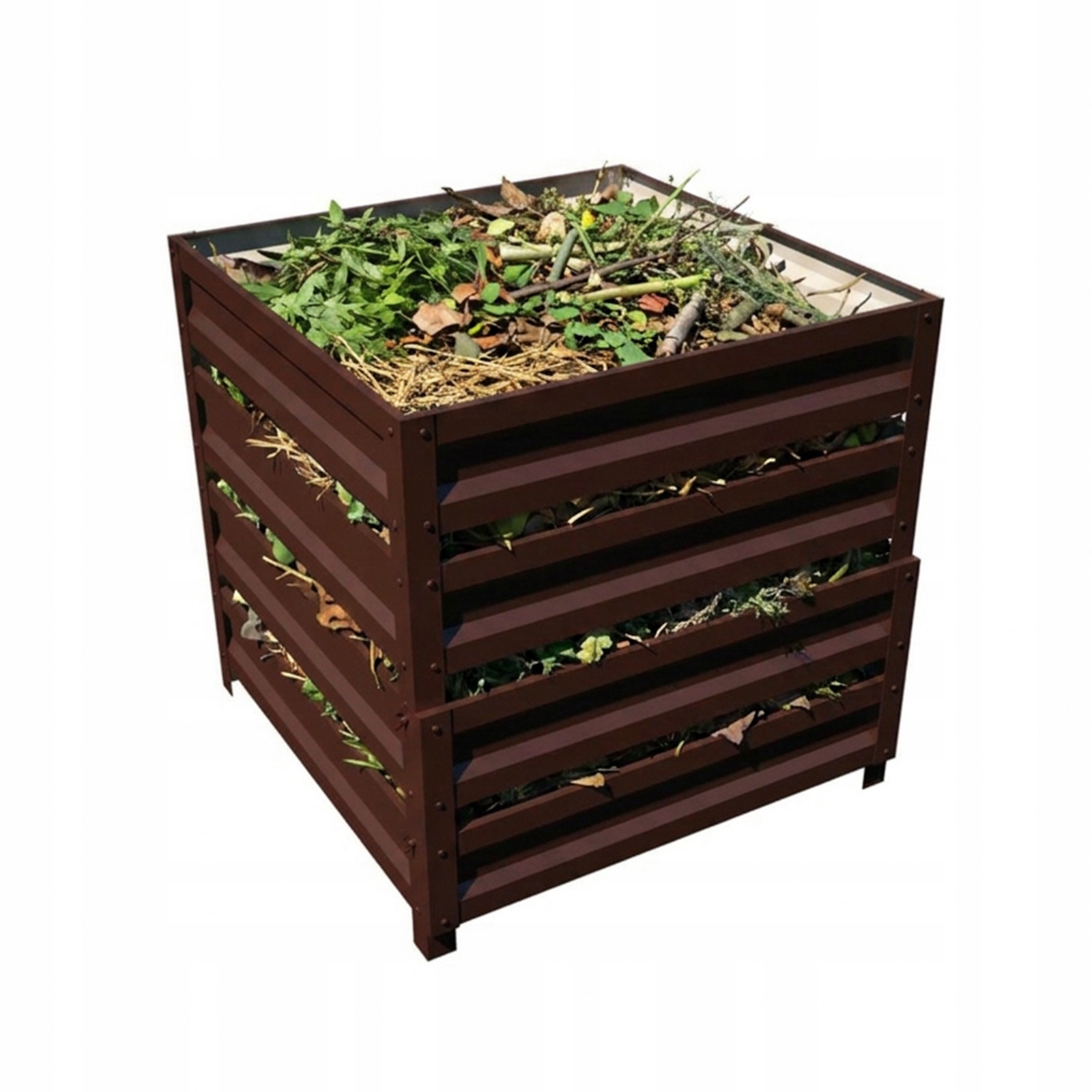 Kompostownikogrodowystalocynkowana100x100x100cmbrazowyKodproducentaKompostownikBOTANICbrazowy belsilt Rudas cinkuoto plieno sodo komposteris 100 x 100 x 100 cm