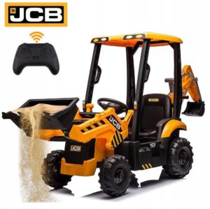 ekskavatorius Jcb 4 W1 elektrinis automobilis vaikams 12V 12Ah