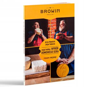 Browin knyga apie naminio sūrio gamybą ir receptus 210x148 mm
