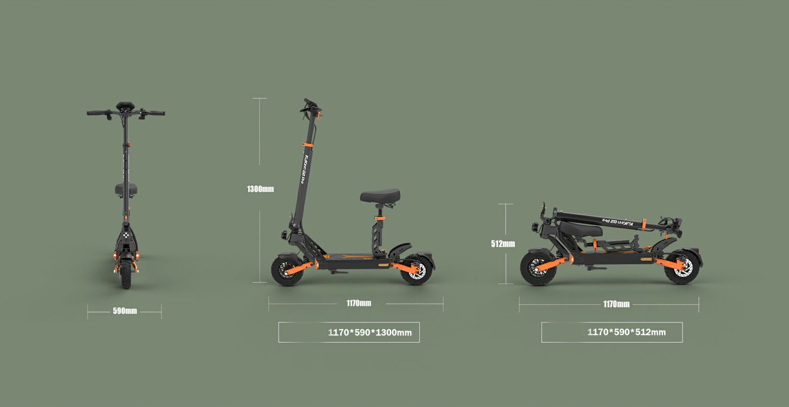 KukirinG2ProABESkladanyskuterelektryczny500W20KMH156Ah65kmEUZasieg65km belsilt Kukirin G2 Pro ABE sulankstomas Elektrinis paspirtukas 500 W 20 kmh 156 Ah 65 km EU