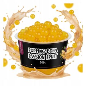 Sprogstantys perlai Bubble Tea pasiflorų skonio 500 g Bubblejoy