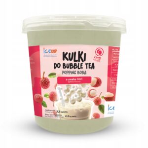 Sprogstantys perlai Bubble Tea ličių skonio 3,2 kg для коктейлей