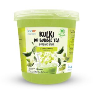 Sprogstantys perlai Bubble Tea žaliosios citrinos skonio 32 kg