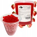 KulkidoBubbleTeaPoppingBobaDuzeTruskawka34kgTRUSKAWKOWY belsilt Sprogstantys perlai Bubble Tea braškių skonio 34 kg internetu