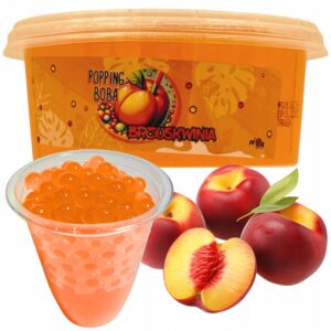 Paruoštas Bubble Tea gėrimas persikų skonio 450 g greitam mėgavimuisi