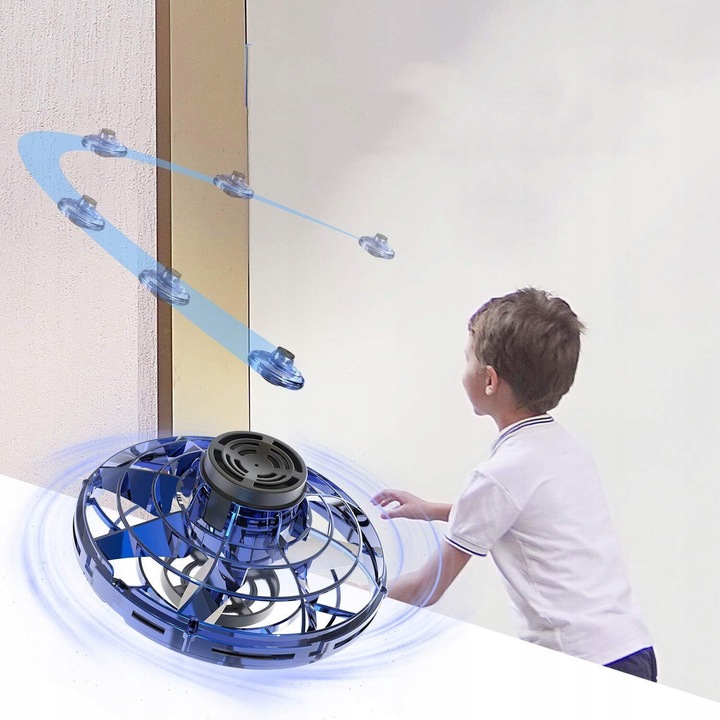 LOTEKLATAJACYDRONSPINNERBUMERANGZABAWKALEDKOLOROWADLADZIECICertyfikatyopinieatestyCE belsilt Dronas Skrydisek latający Dronas spinner bumerang žaislinis LED kolorowa DLA vaikams skirtinga komplektacija 8