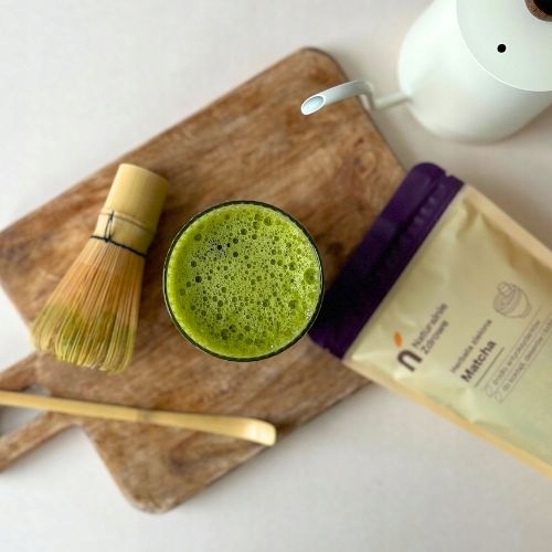 MATCHAHERBATAzielona100gcodziennasproszkowanawproszkuketodolatteKrajpochodzeniaChiny belsilt Japoniška matcha arbata kasdienė keto ir lattei 100 g