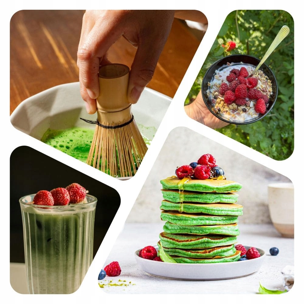 MATCHARASPBERRYJAPANcodziennaosmakumalinowym40gOpakowanie40gWaga40g belsilt Japoniška matcha arbata kasdienė 40 g žalioji arbata matcha