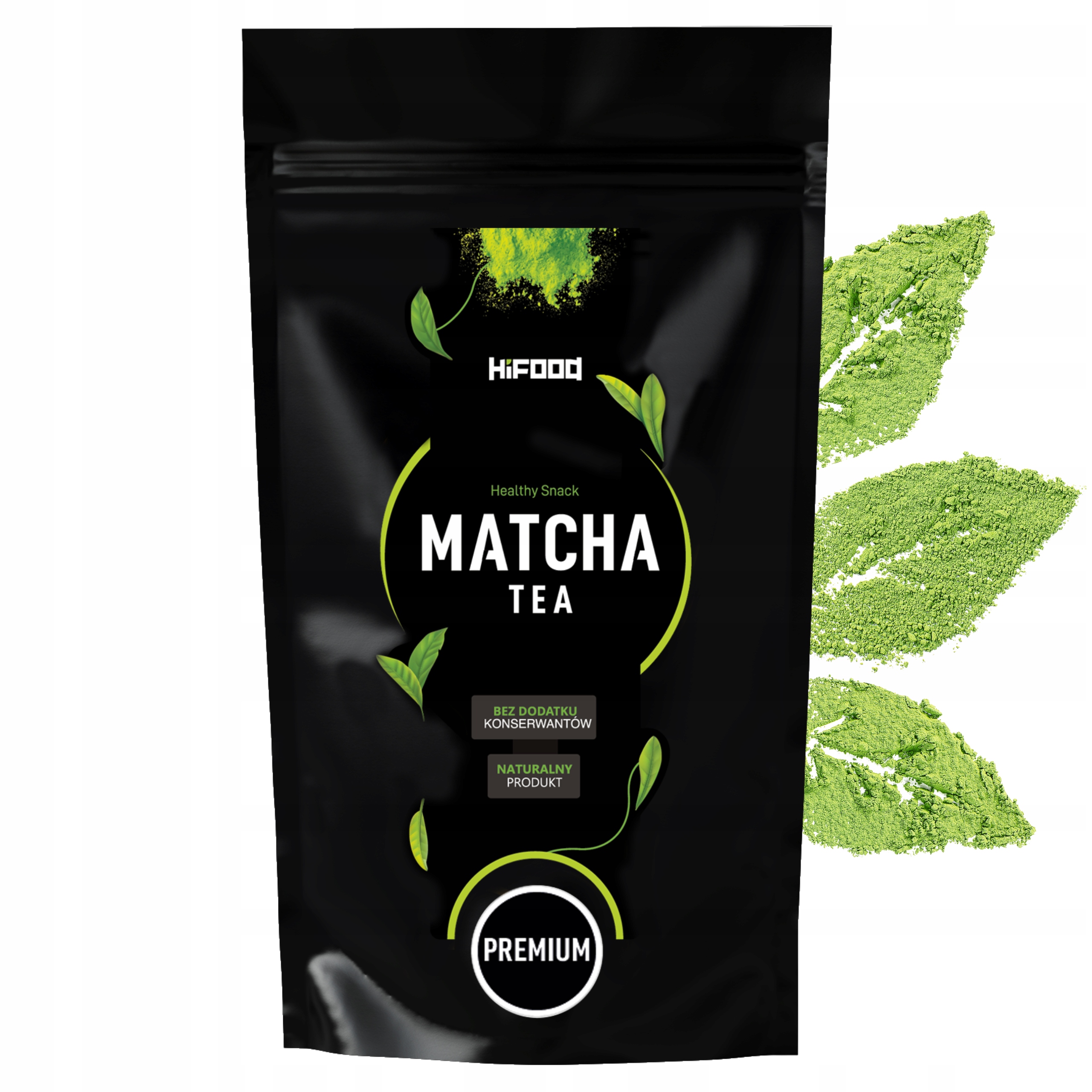 MATCHATEAORGANICZIELONAHerbata1kgOrganicznawProszkuBIOHiFOOD belsilt Japoniška matcha arbata bio HiFood 1 kg universalus gėrimas