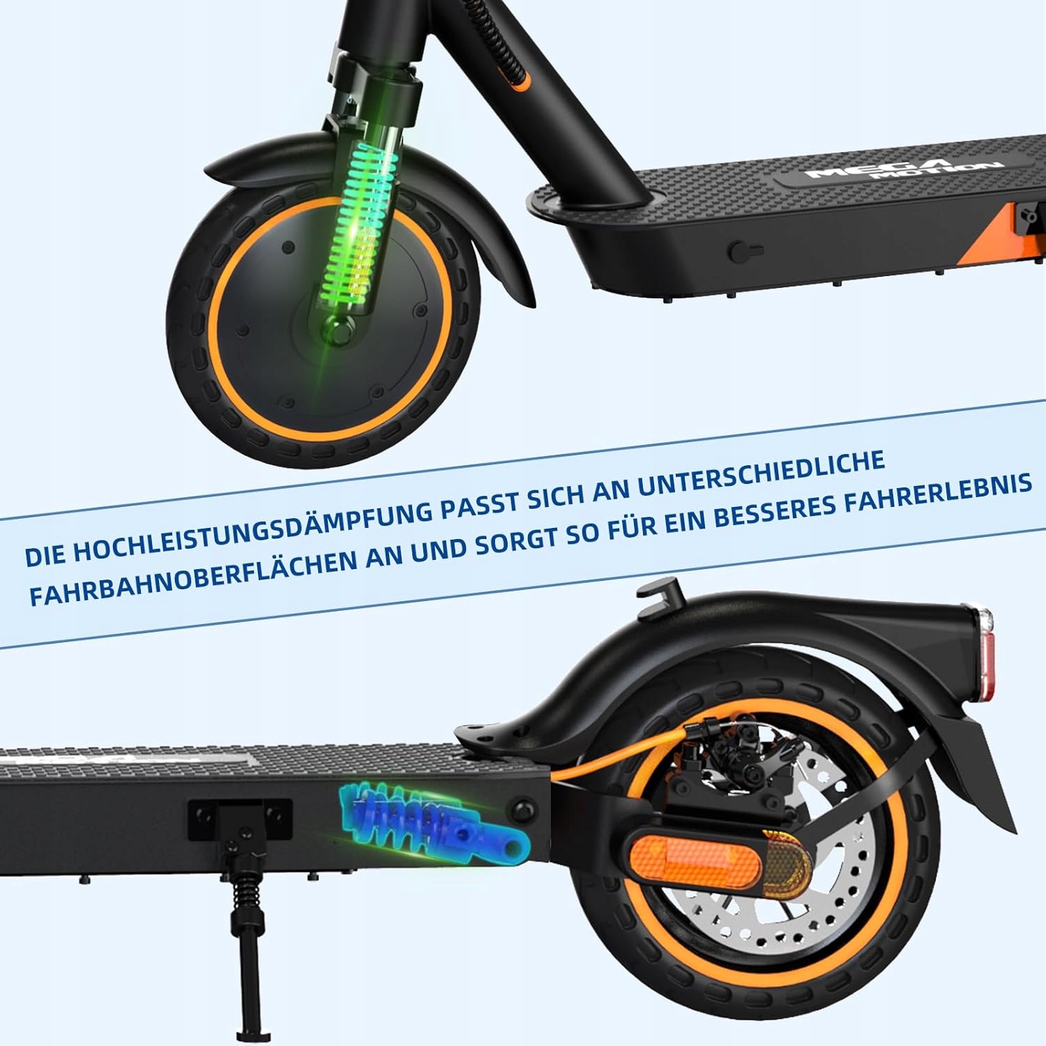 MEGAMOTIONEV85FEHulajnogahulajnogaelektrycznazsilnikiem400WAPPWaga15kg belsilt MEGA MOTION EV85F E paspirtukas Elektrinis paspirtukas su silnikiem 400 W programėle