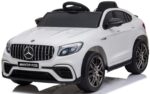 MERCEDESBENZGLC63SAUTONAAKUMULATORSKORAPILOT4x4MIEKKIEKOLAEVA belsilt Mercedes Benz GLC 63S elektrinis automobilis vaikams 4X4