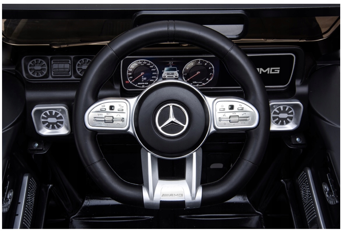 MERCEDESG63AUTONAAKUMULATORSKORAPILOT12V7AhSAMOCHOD4SILNIKI4x4InformacjedotbezpieczenstwaizgodnosciproduktuDouzytkupodbezposrednimnadzoremosobydoroslej belsilt Mercedes G63 elektrinis automobilis vaikams eko odos sėdynė nuotolinio valdymo pultas 12 V 7 Ah automobilis 4 varikliai 4X4 45 W variantas 4
