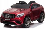 MERCEDESGLC63SNAAKUMULATORSKORAPILOT4x4LAKIEROWANYMIEKKIEKOLAEVA belsilt Mercedes Glc 63S elektrinis automobilis vaikams su pulteliu