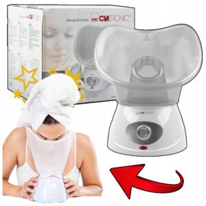 Profesionalus veido garintuvas Clatronic joninis su aromaterapija su inhaliatoriumi 130 W