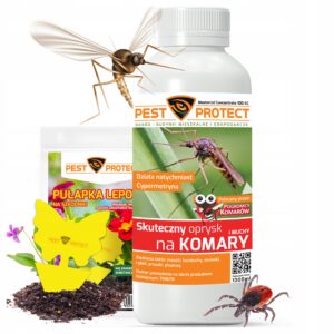 PEST PROTECT koncentratas purškimui nuo uodų erkių ir mašalų 1 l  sodui