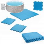 MatadnopodlogedopodLayZSpaspaBestway60027stabilizacja belsilt Baseino kilimėlis Bestway su pagrindo kilimėliu 60027