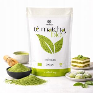 Japoniška matcha arbata premium bio Erbotech 200 g matcha milteliai