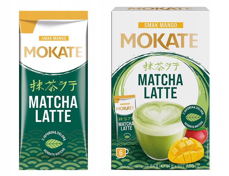 MatchaLatteMangowProszkuJaponskaZielonaHerbatazMlekiem6szt belsilt