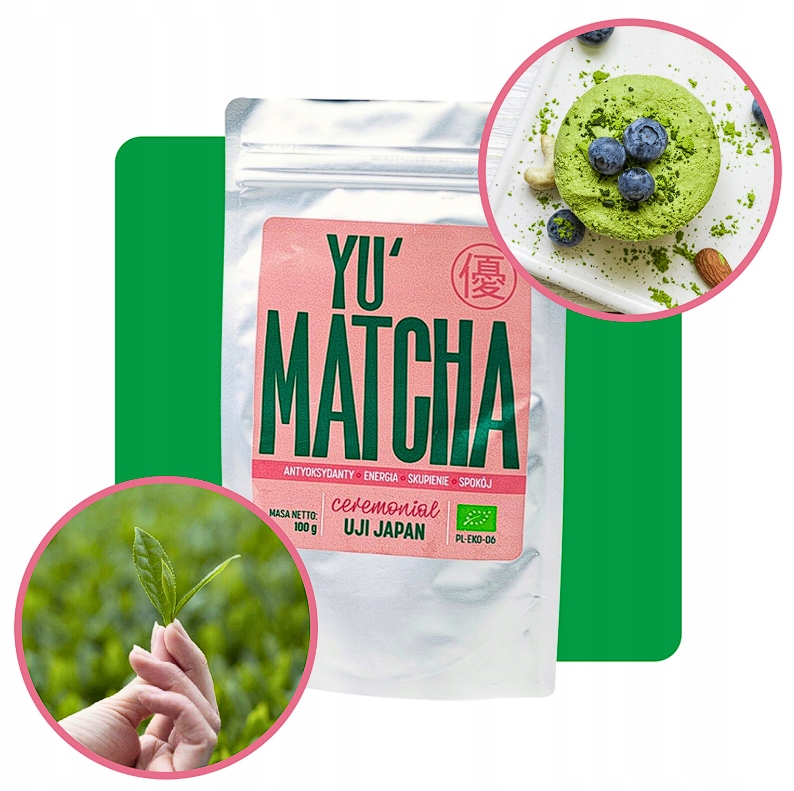 MatchaceremonialnajaponskaUjiBIO100gherbatawproszkuWagaproduktuzopakowaniemjednostkowym011kg belsilt