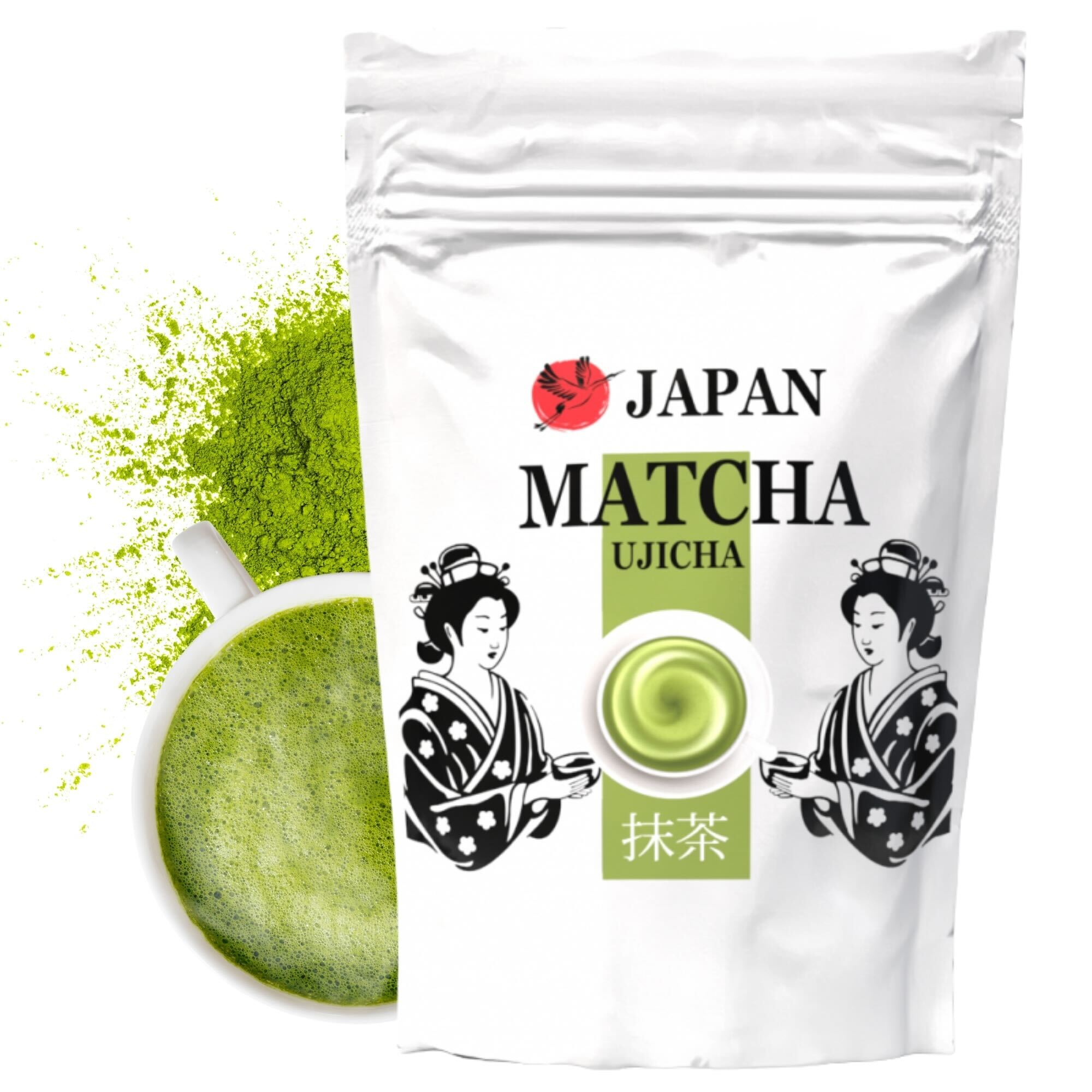 Matchajaponska100gzielonaherbataUJICHAPremium belsilt