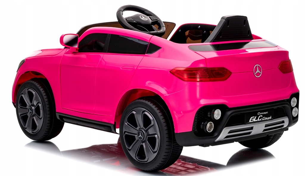 MercedesGLCCoupe4x4AutonaakumulatorEVASKORAAkumulatorlitowojonowySzerokoscpojazdu67cm belsilt Mercedes Glc Coupe4x4 elektrinis automobilis vaikams EVA eko odos sėdynė ličio jonų akumuliatorius