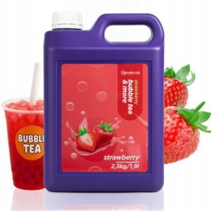 Bubble Tea sirupas braškių skonio Molecula 2,5 kg для напитков