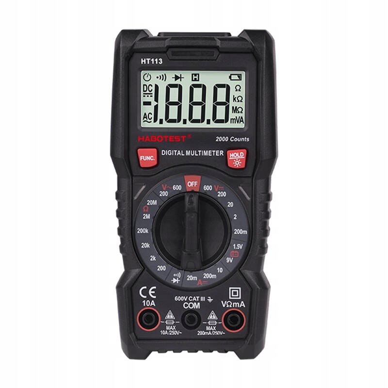 Multimetras rankinis Habotest HT113
