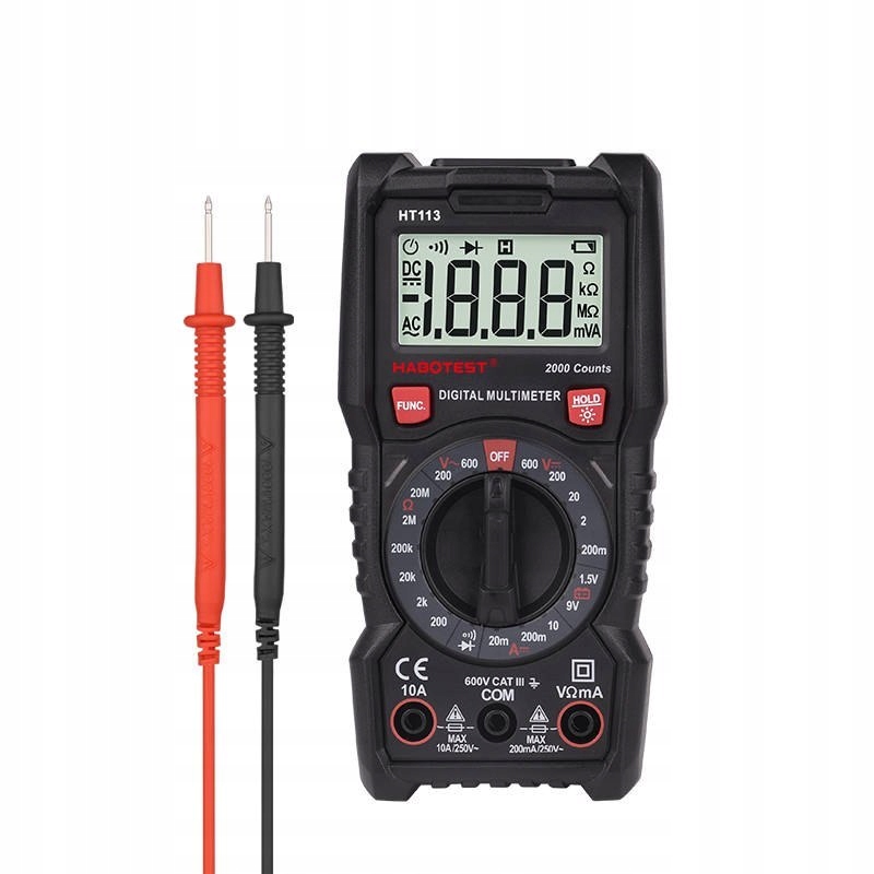 Multimetras rankinis Habotest HT113
