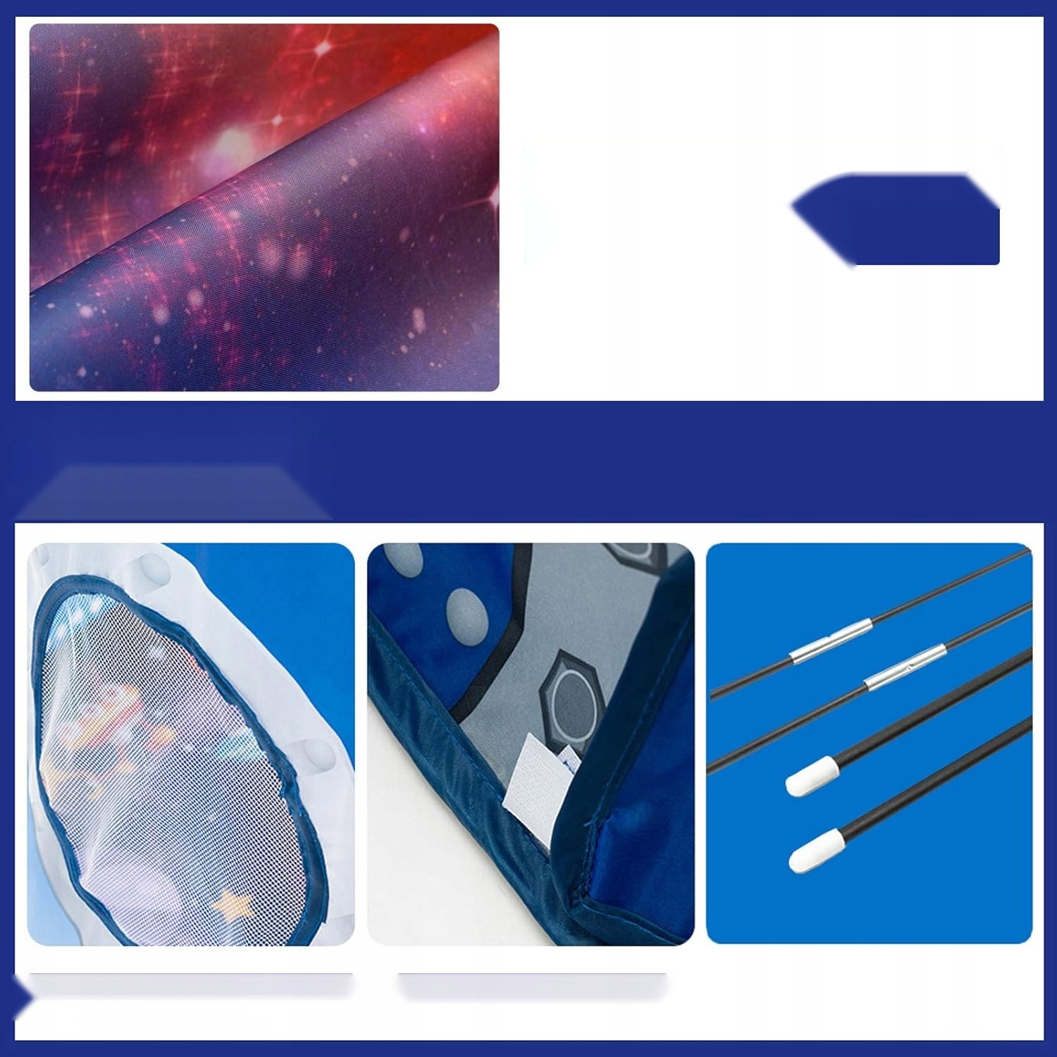 Vaikų žaidimų palapinė raketos dizaino
