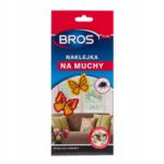 NaklejkanaMuchyInneOwadyLatajaceBros2szt belsilt BROS lipni lango gaudyklė musėms ir muselėms 2 vnt