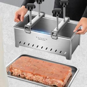 Nerūdijančio plieno mėsos ir sūrio presas 1 kg namams