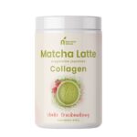 Naturalnie Zdrowe Matcha latte gėrimas braškių 410 g