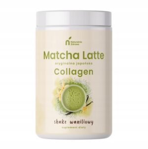 Naturalnie Zdrowe Matcha latte gėrimas vanilinis 410 g