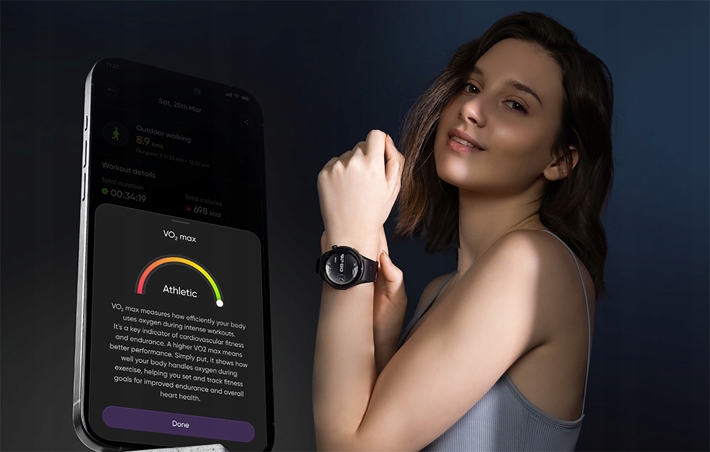 NoiseOriginSmartwatchPomiarTetnaMonitorSnu3ATMBluetooth53CzarnyMarkabezmarki belsilt Noise Origin išmanusis laikrodis pulso matavimas miego stebėjimas 3 ATM Bluetooth 53 juodas