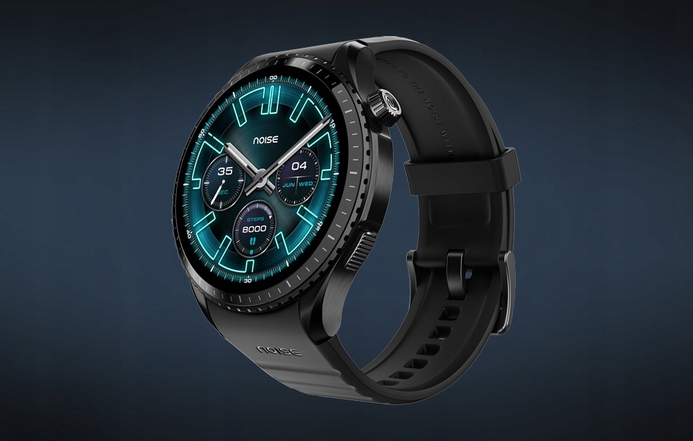 NoiseOriginSmartwatchPomiarTetnaMonitorSnu3ATMBluetooth53CzarnyStanopakowaniaoryginalne belsilt Noise Origin išmanusis laikrodis pulso matavimas miego stebėjimas 3 ATM Bluetooth 53 juodas