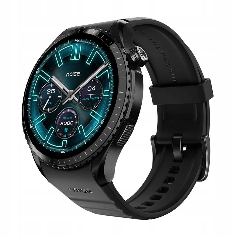 NoiseOriginSmartwatchPomiarTetnaMonitorSnu3ATMBluetooth53Czarny belsilt Noise Origin išmanusis laikrodis pulso matavimas miego stebėjimas 3 ATM Bluetooth 53 juodas