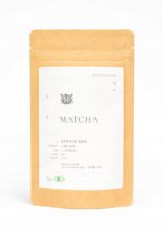 OROMATCHAHerbataMatchaJaponskaNOBURUPremiumLepszaKoncentracja30G belsilt Japoniška matcha arbata premium Oromatcha 30 g aukštos kokybės