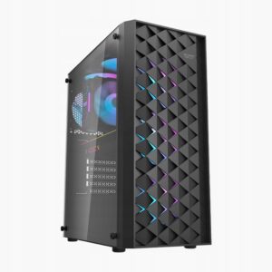 Kompiuterio korpusas darkFlash DK351 juoda ATX USB 30 4 ventiliatoriai