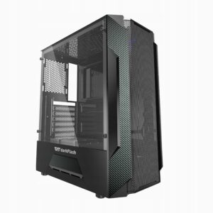 Kompiuterio korpusas darkFlash Leo juoda ATX USB 30 Midi tower