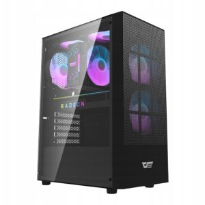 Kompiuterio korpusas darkFlash A290 juoda Midi tower ARGB
